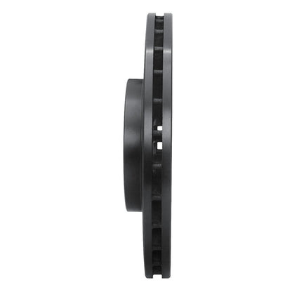 R1 Concepts R1 90-93 Toyota Celica Front Right Drilled & Slotted Black Brake Rotor