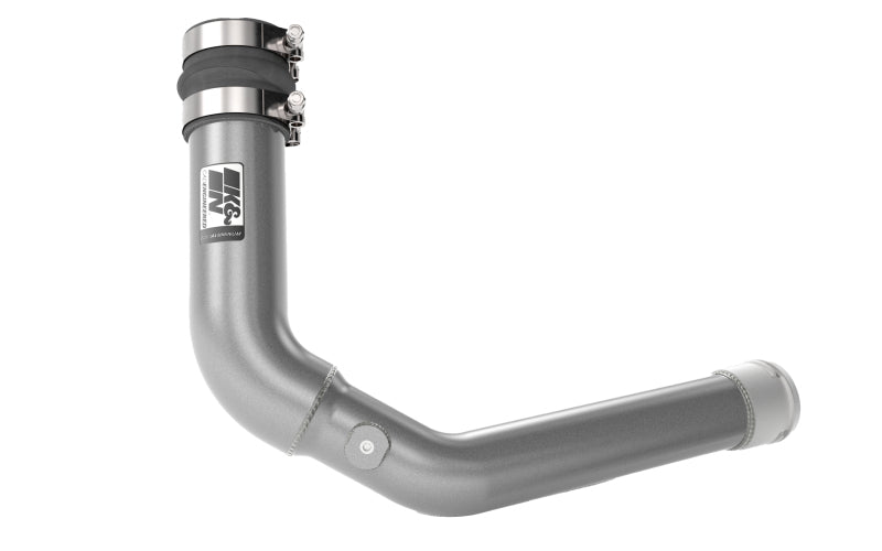 K&N Engineering K&N 22-23 Subaru WRX 2.4L H4 Aluminum Charge Pipe Kit - Gunmetal Gray