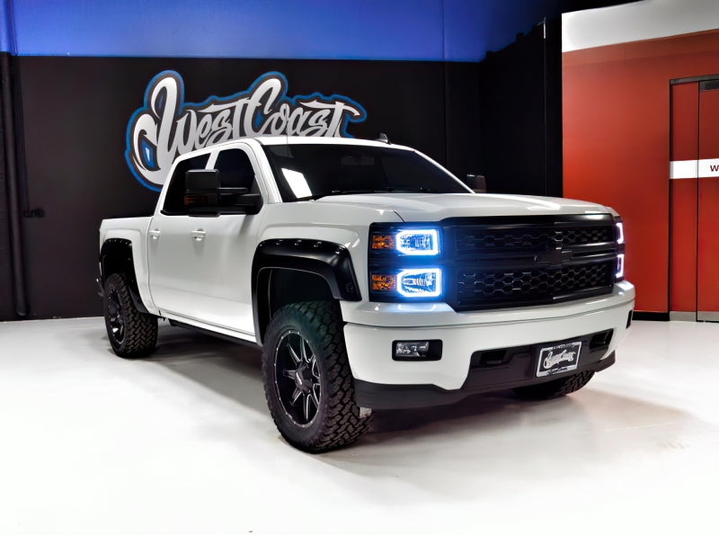 ORACLE Lighting Oracle Chevy Silverado 14-15 Halo Kit Non-Projector Style - w/ Simple Controller
