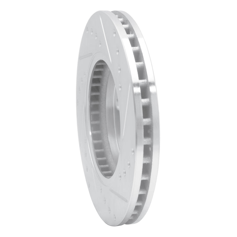 R1 Concepts R1 11-16 Buick LaCrosse Front Left Drilled & Slotted Silver Brake Rotor