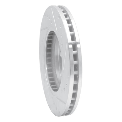 R1 Concepts R1 11-16 Buick LaCrosse Front Left Drilled & Slotted Silver Brake Rotor
