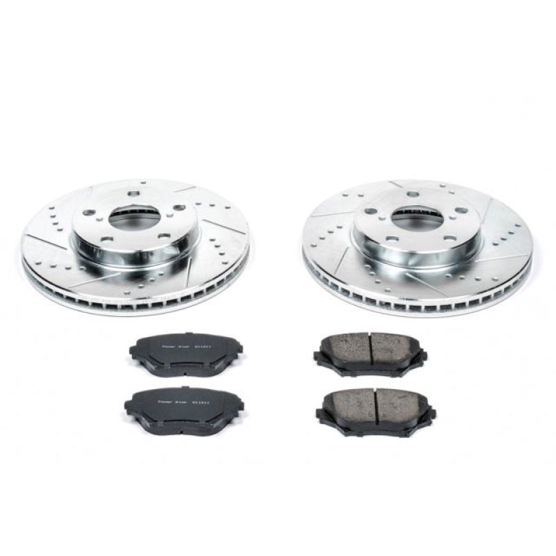 PowerStop Power Stop 01-05 Toyota RAV4 Front Z23 Evolution Sport Brake Kit