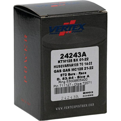 Vertex Pistons Vertex Piston 01-16 KTM 125 EXC 125cc Cast Race Piston Kit