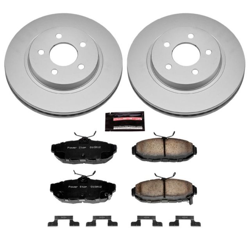 PowerStop Power Stop 11-14 Ford Mustang Rear Z17 Evolution Geomet Coated Brake Kit