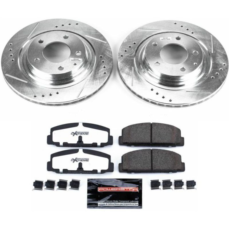 PowerStop Power Stop 93-95 Mazda RX-7 Rear Z26 Street Warrior Brake Kit