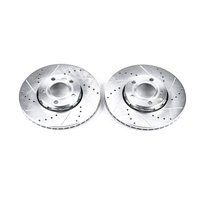 PowerStop Power Stop 96-04 Audi A4 Front Evolution Drilled & Slotted Rotors - Pair