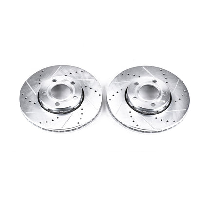 PowerStop Power Stop 96-04 Audi A4 Front Evolution Drilled & Slotted Rotors - Pair