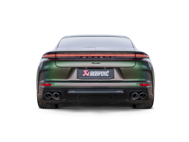Akrapovic Akrapovic 2024+ Porsche Panamera Slip-On Line (Titanium) w/ Carbon Tips: Requires V6 or V8 fit kit