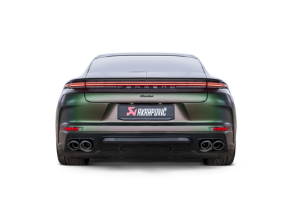 Akrapovic Akrapovic 2024+ Porsche Panamera Slip-On Line (Titanium) w/ Carbon Tips: Requires V6 or V8 fit kit