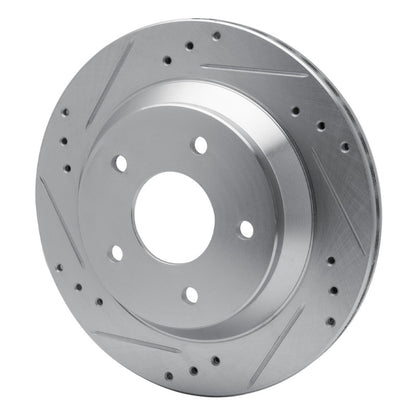 R1 Concepts R1 1985-1992 Chevrolet Camaro Rear Left Drilled & Slotted Silver Brake Rotor