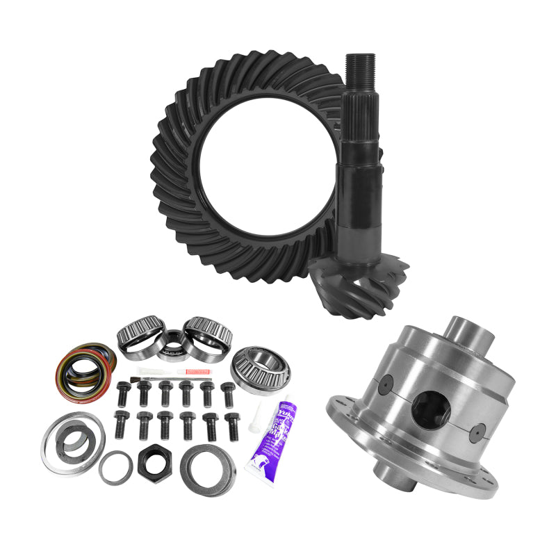 Yukon Gear & Axle Yukon Gear 11.25in Dana 80 4.30 Rear Ring & Pinion Install Kit 35 Spline Positraction 4.375in BRG