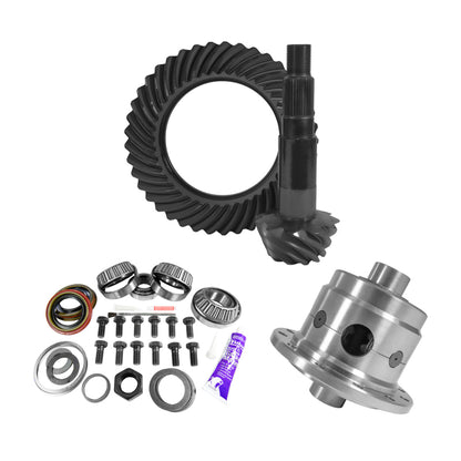 Yukon Gear & Axle Yukon Gear 11.25in Dana 80 Thin 3.73 Rear Ring & Pinion Install Kit 35 Spline Positraction 4.375in