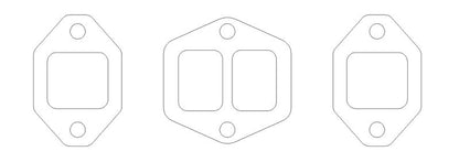 Cometic Gasket Cometic Oldsmobile 371 Gen-1 Rocket V8 .059in CFM Exhaust Manifold Gasket Kit J-2 Golden Rocket