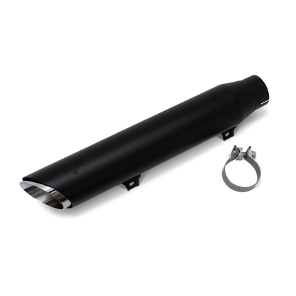 Vance and Hines Vance & Hines 2025+ HD Softail Twin Slash 4in Round Black Slip-On Exhaust