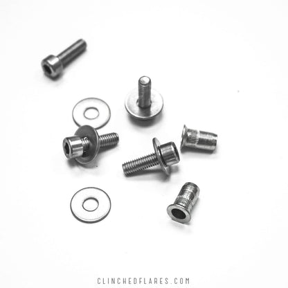 Clinched Installation Hardware (Type 2) - 10 pack