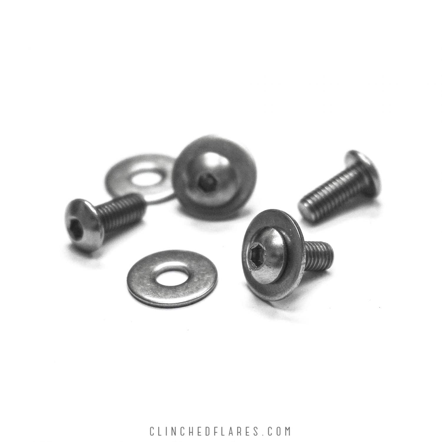 Clinched Installation Hardware (Type 3) - 10 pack