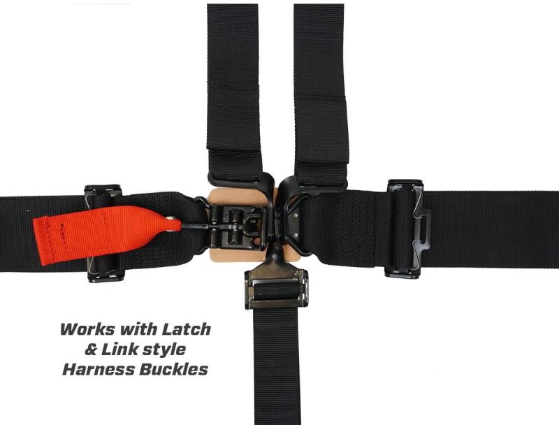 PRP Seats PRP Adjustable Crotch Belt for Latch and Link Harness - 5th Point Only - Black