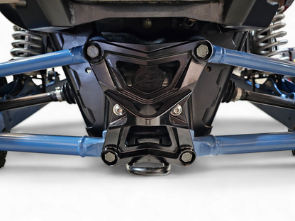 Elektric Off Road Elektric Offroad 2020-2024 Polaris Rzr Pro Xp Radius Rod Plate With Tow Hook Anodized Black