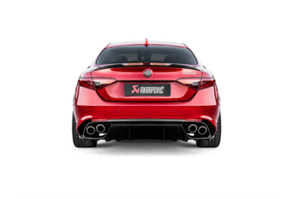 Akrapovic Akrapovic 17-19 Alfa Romeo Giulia Quadrifoglio Evolution Line Cat Back (Titanium) w/Link Pipes