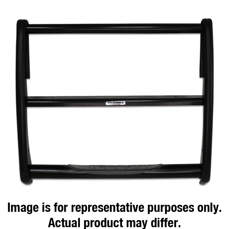 Go Rhino 07-13 Chevrolet Avalanche 3000 Series StepGuard - Black (Center Grille Guard Only)