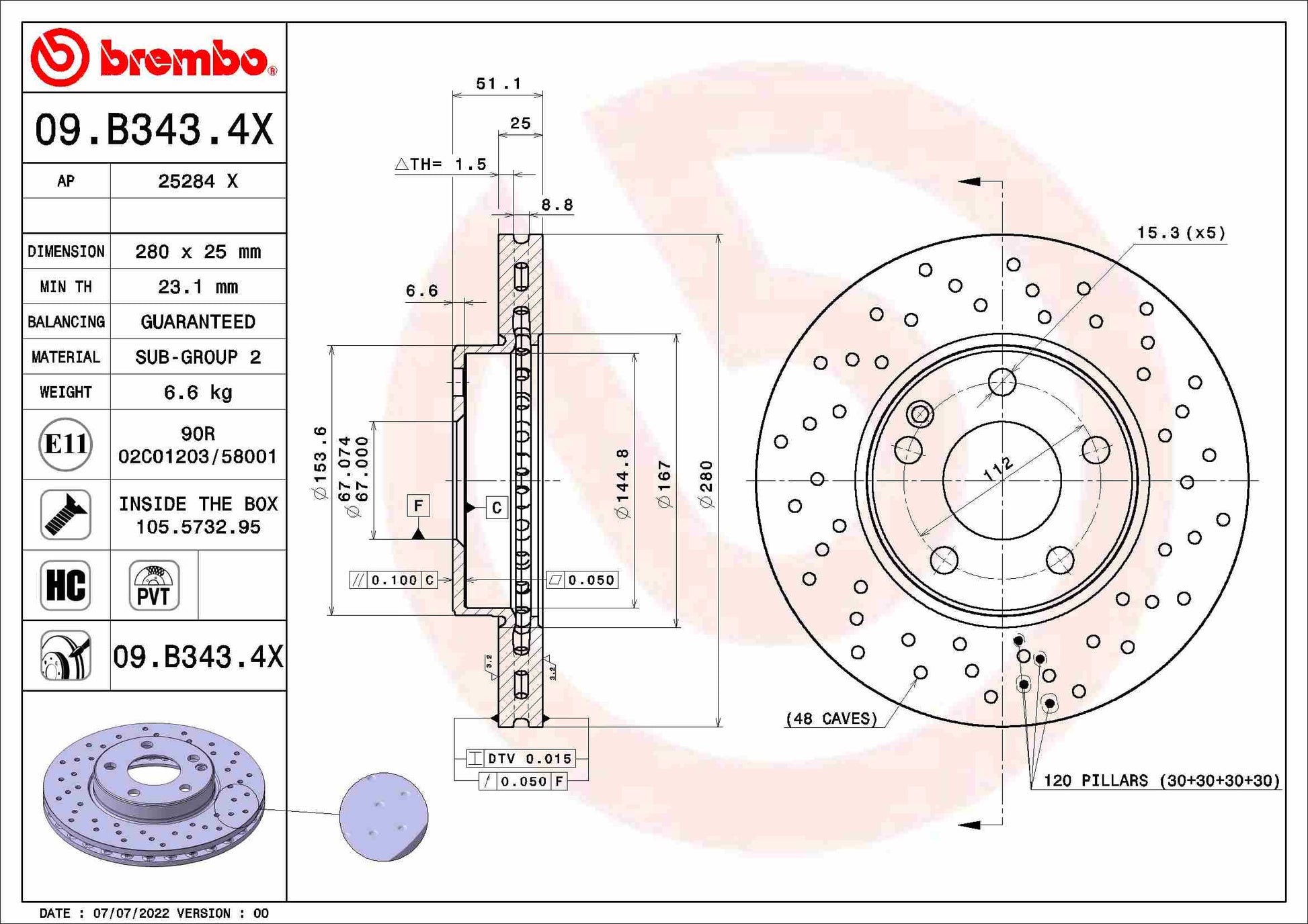 4 RIDE AB18-3203 Disc Brake Caliper Repair Kit