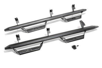 N-Fab Predator Pro Step System 2018 Jeep Wrangler JL 2 Door SUV - Tex. Black