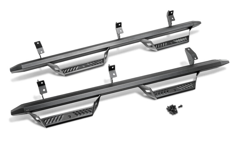 N-Fab Predator Pro Step System 05-18 Toyota Tacoma Access Cab - Tex Black