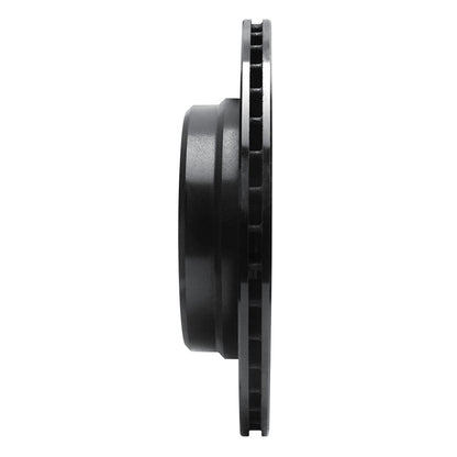 R1 Concepts R1 91-95 BMW M5 Rear Right Drilled & Slotted Black Brake Rotor