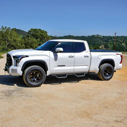 Westin 2022+ Toyota Tundra Double Cab Outlaw Nerf Step Bars - Textured Black