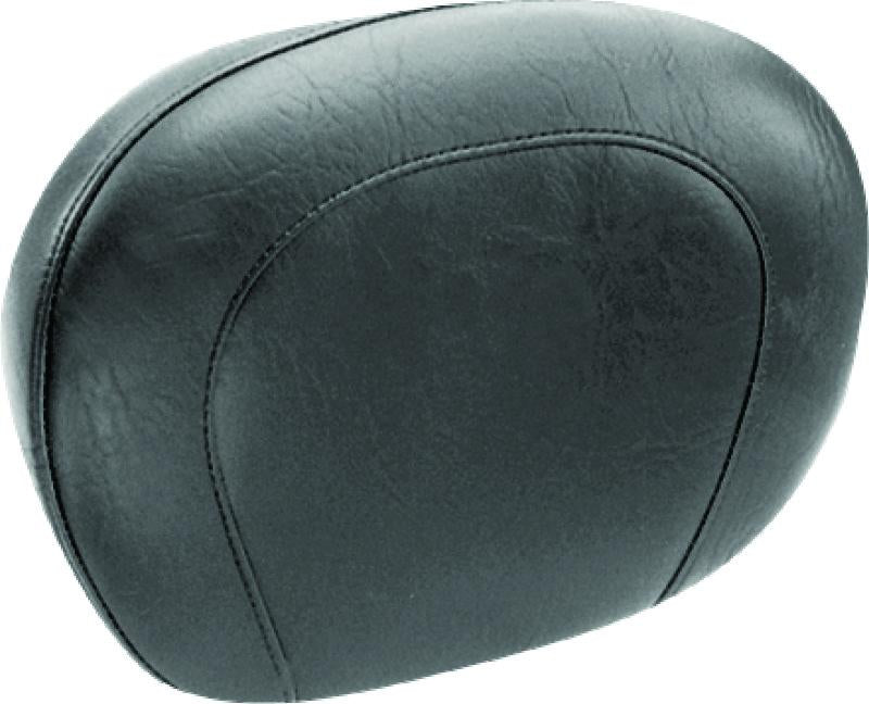 Mustang Motorcycle Mustang Harley Low Medallion Sissy Bar Pad (12 inch x 9 inch) - Black
