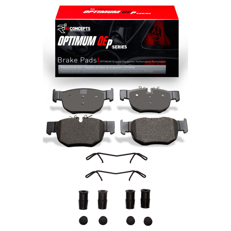 R1 Concepts R1 -26 Jaguar F-Pace Rear Optimum OE Pads & Hardware Kit