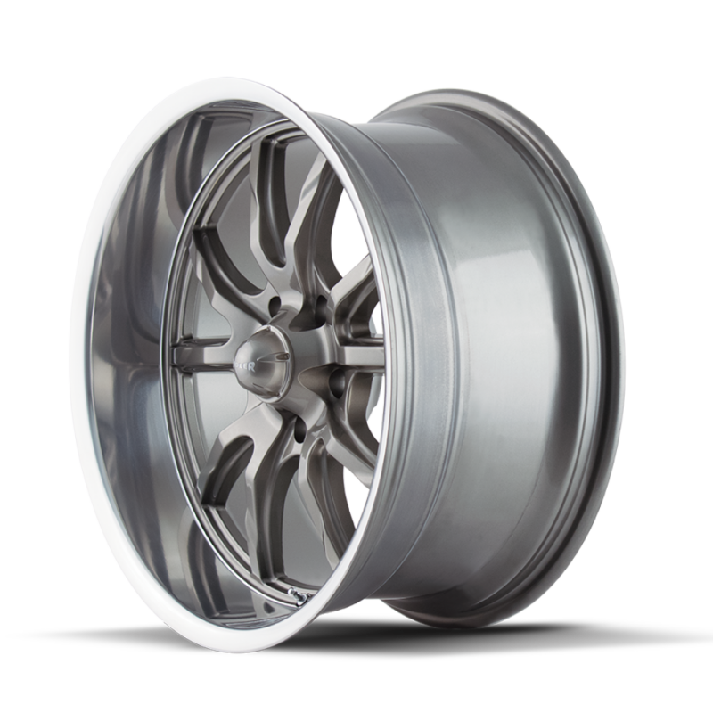 Ridler Wheels Ridler 650 17x7 / 5x114.3 BP / 0mm Offset / 83.82mm Hub Gloss Grey Polished Wheel