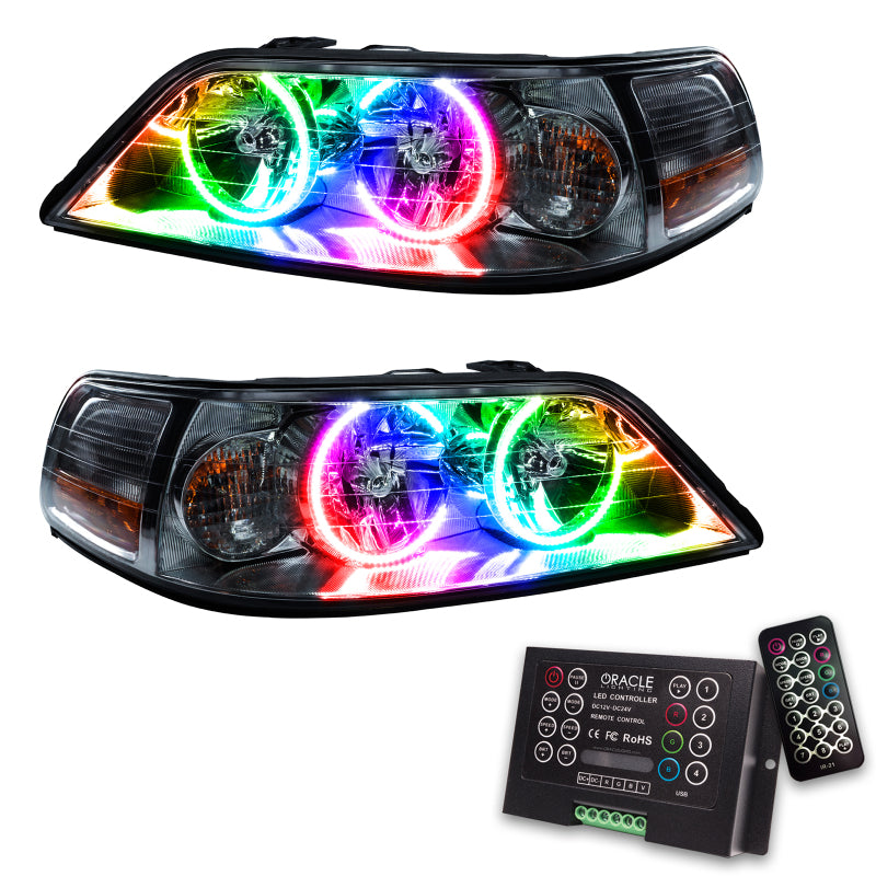 ORACLE Lighting Oracle 05-11 Lincoln Town Car SMD HL (Non-HID) - ColorSHIFT w/ 2.0 Controller