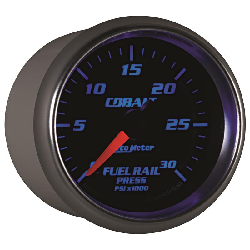 Autometer Cobalt 52mm 0-30,000 PSI F/S Electronic Diesel Fuel Rail Pressure Gauge (Cummins 5.9L)