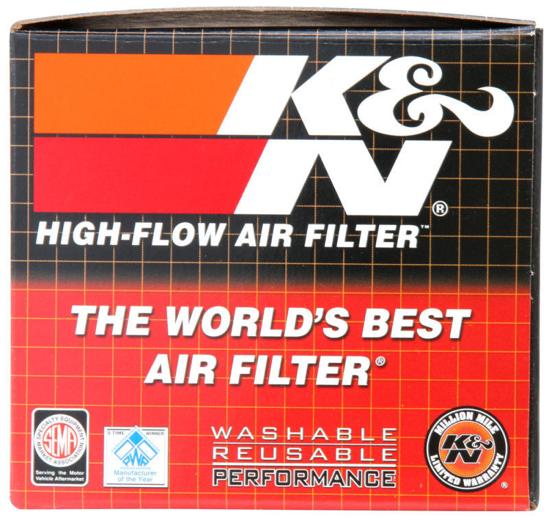 K&N Engineering K&N Universal Rubber Filter Round Tapered 1-11/16 Flange 3.5in Base OD x 2in Top OD x 4in H