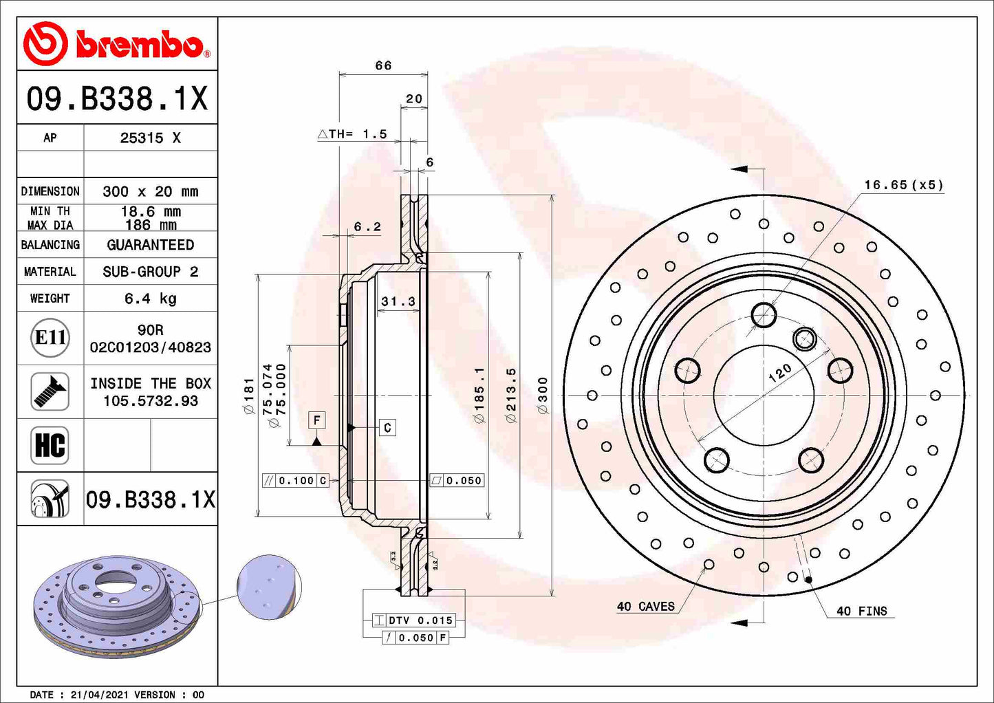 DELPHI LH6973 Brake Hose
