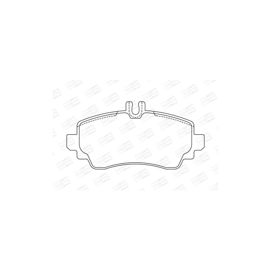 Champion 571944Ch Brake Pad Set Suitable for Mercedes-Benz A-Class (W168)