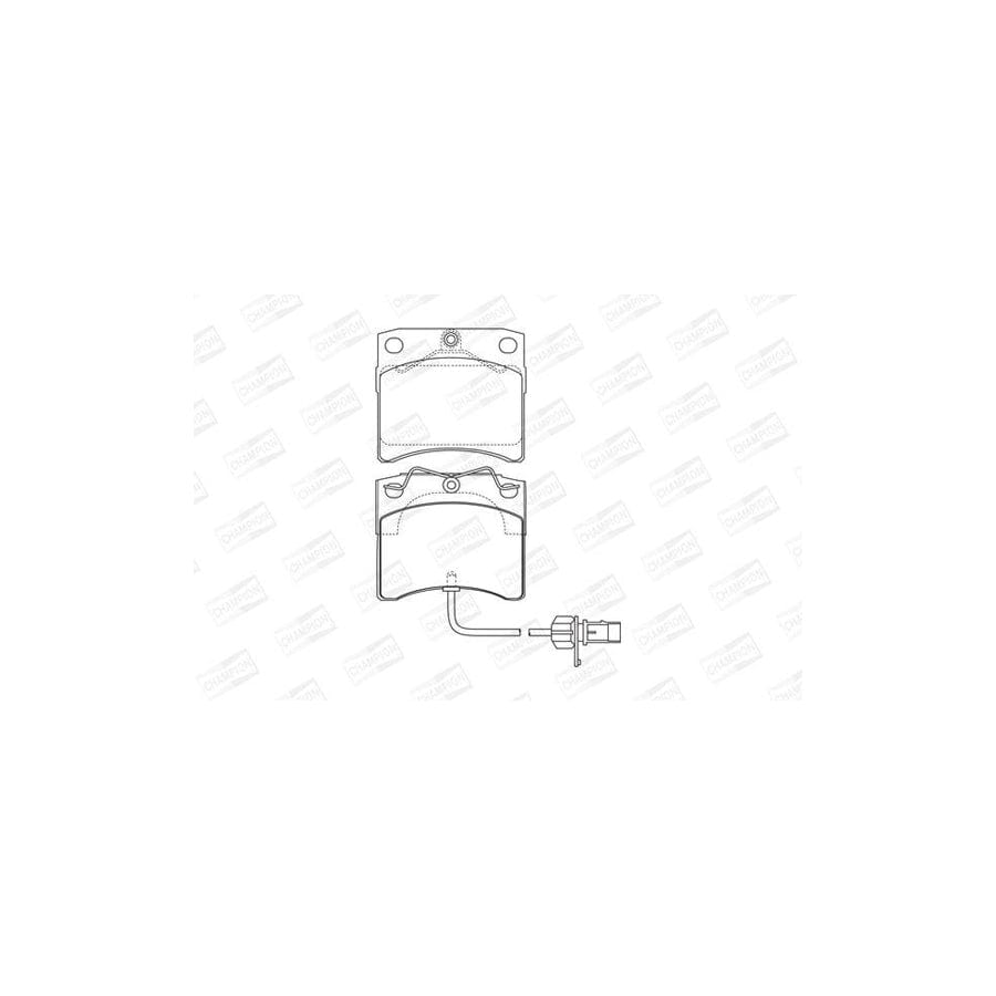 Champion 573046Ch Brake Pad Set
