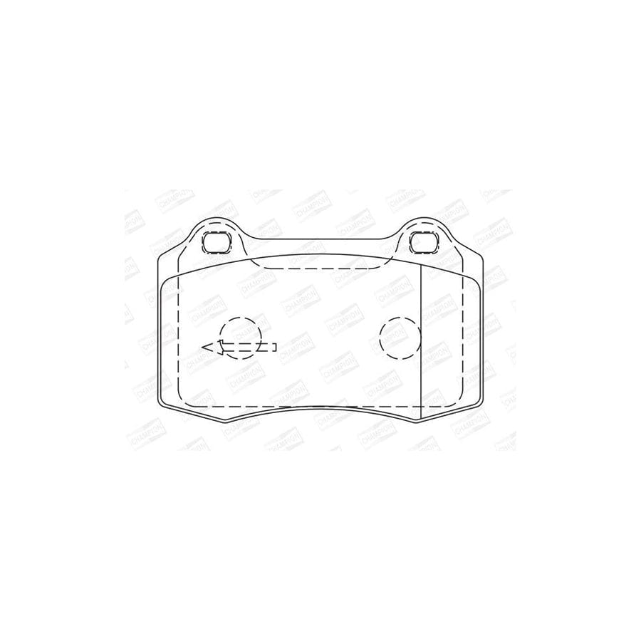 Champion 573149Ch Brake Pad Set