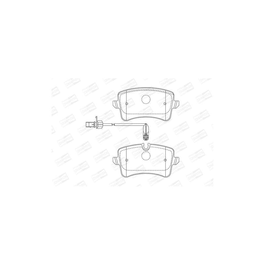 Champion 573463Ch Brake Pad Set