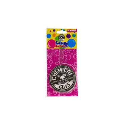 Chemical Guys Chuy Bubble Gum Air Freshener Hanging Disc