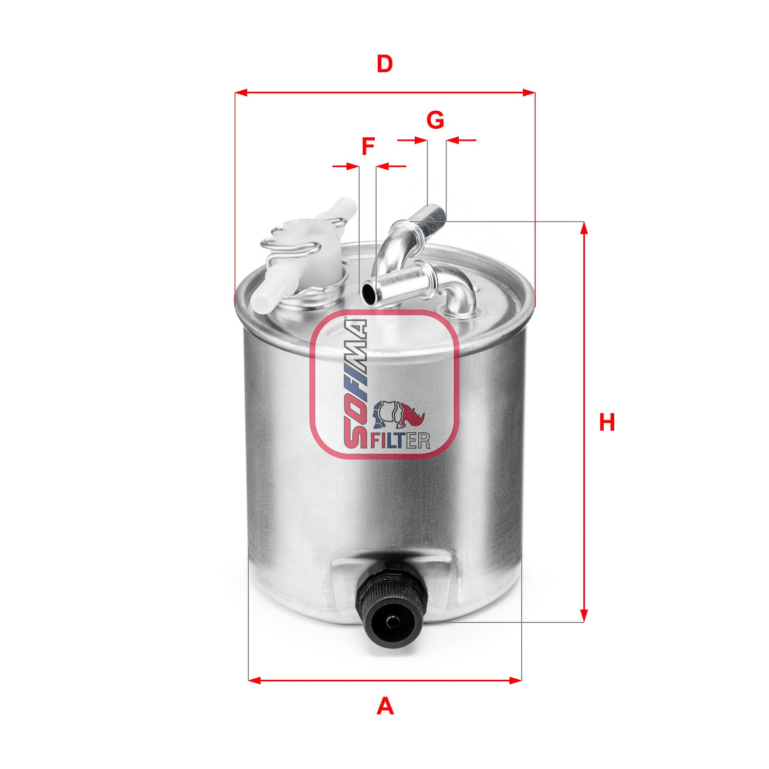 SOFIMA S5392GC Fuel Filter
