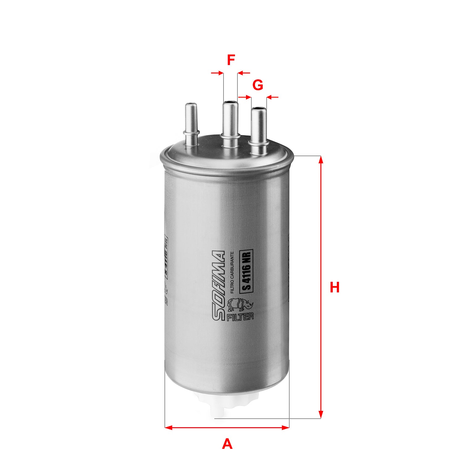 SOFIMA S4116NR Fuel Filter