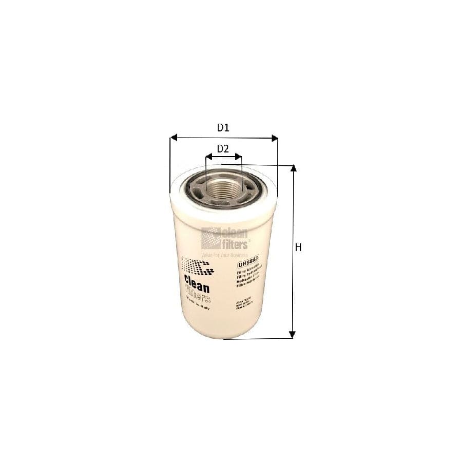 Clean Filter DH5803 Hydraulic Filter, Automatic Transmission