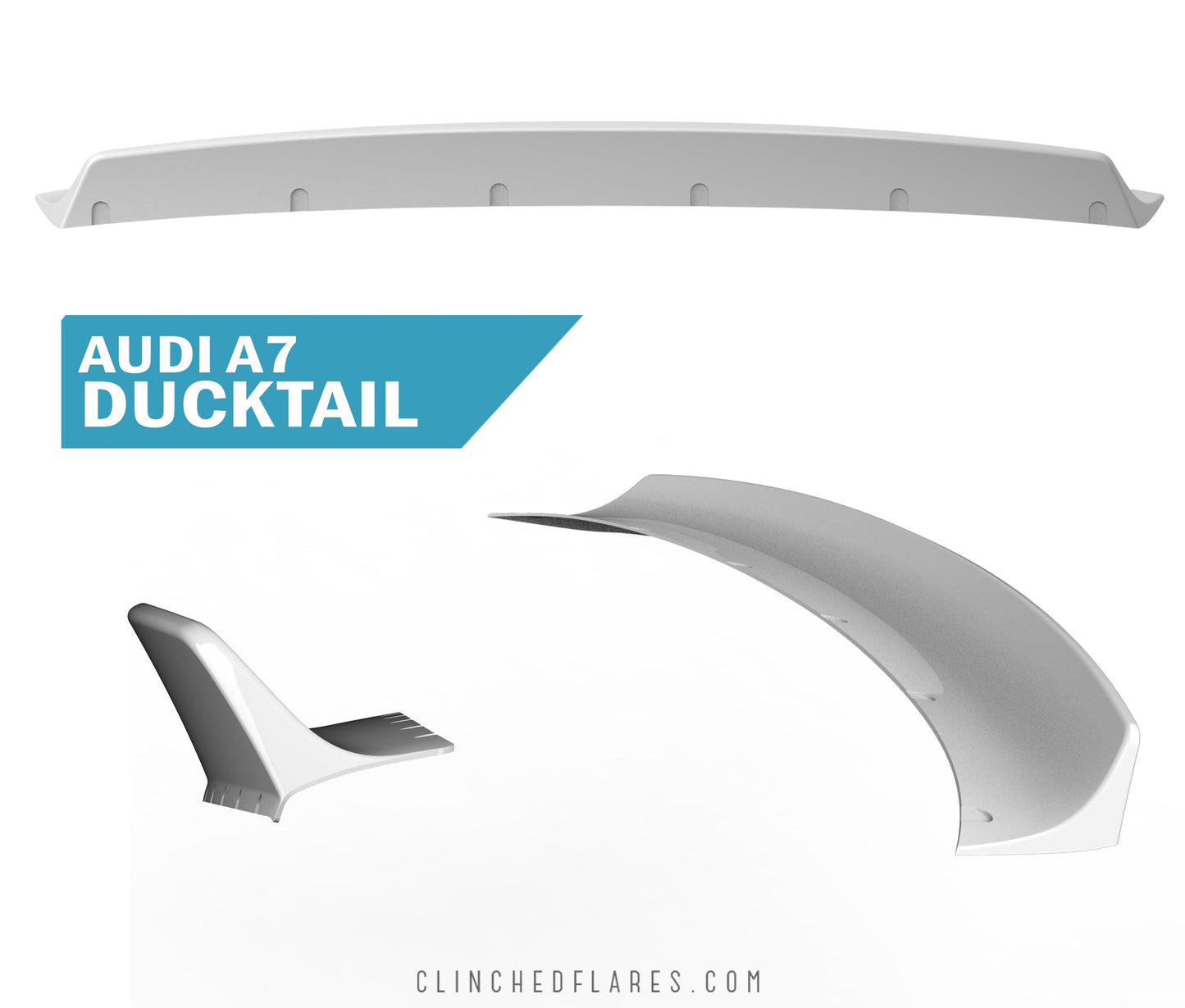 Clinched Audi A7 S7 Ducktail Spoiler