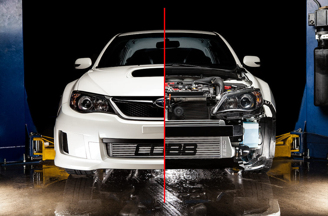 COBB 724500-SL FRONT MOUNT INTERCOOLER SILVER SUBARU WRX 2008-2014