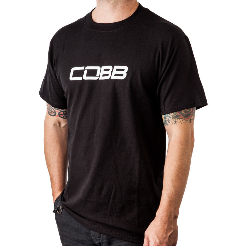 COBB CO-BLACKCOBB-L COBB TUNING LOGO T-SHIRT - MEN'S BLACK - LARGE