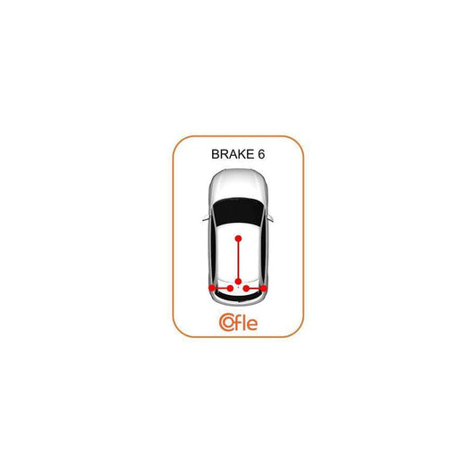 Cofle 10.9589 Hand Brake Cable Suitable for Mercedes-Benz S-Class Saloon (W220)