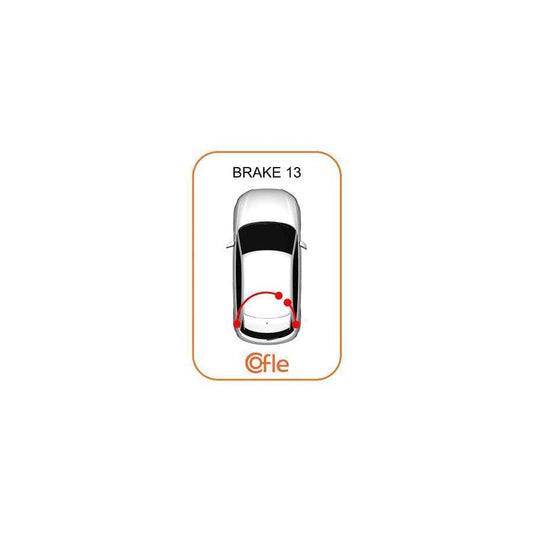 Cofle 11.6767 Hand Brake Cable for Renault Espace