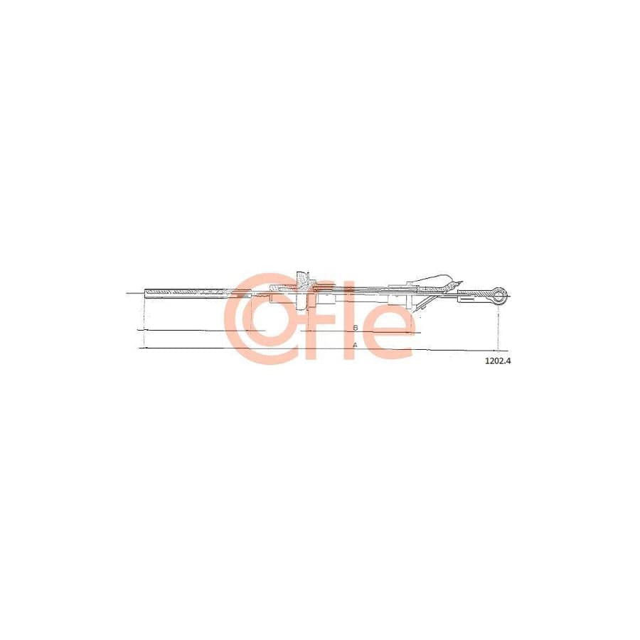 Cofle 12.7241 Cable, Manual Transmission